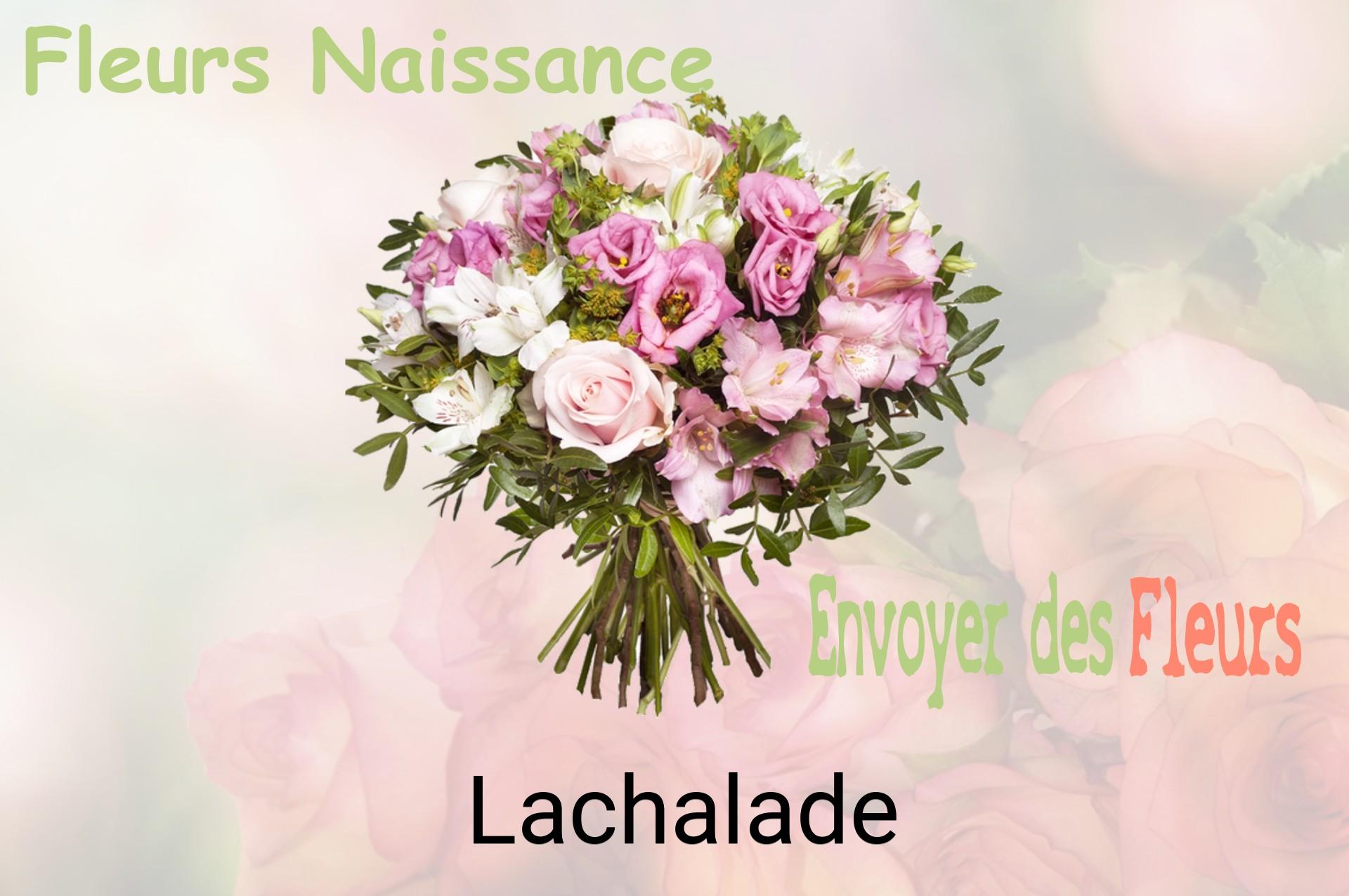 Bouquet de fleurs de naissance livré à Lachalade